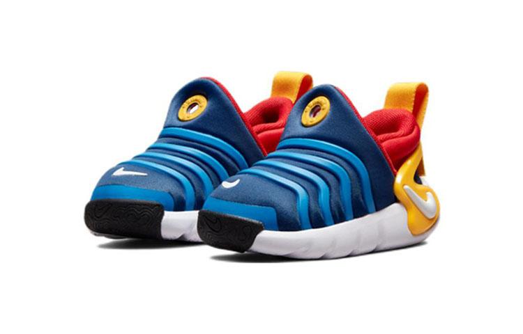 Nike Dynamo GO Flyease Caterpillar Abrasion Resistant Breathable Low top Sports Casual Shoes Blue Infant And Toddler DH3438-402
