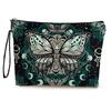 Skull Makeup Bag: Double-Sided Zipper Toiletry Organizer with 3D Print Design