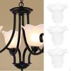 Elegant Glass Ceiling Light Fixture Set for Home Decor