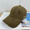 Spring And Autumn Women Wear Letter Hard Top Baseball Cap, Hole, Fashion Trend Versatile Temperament Cap