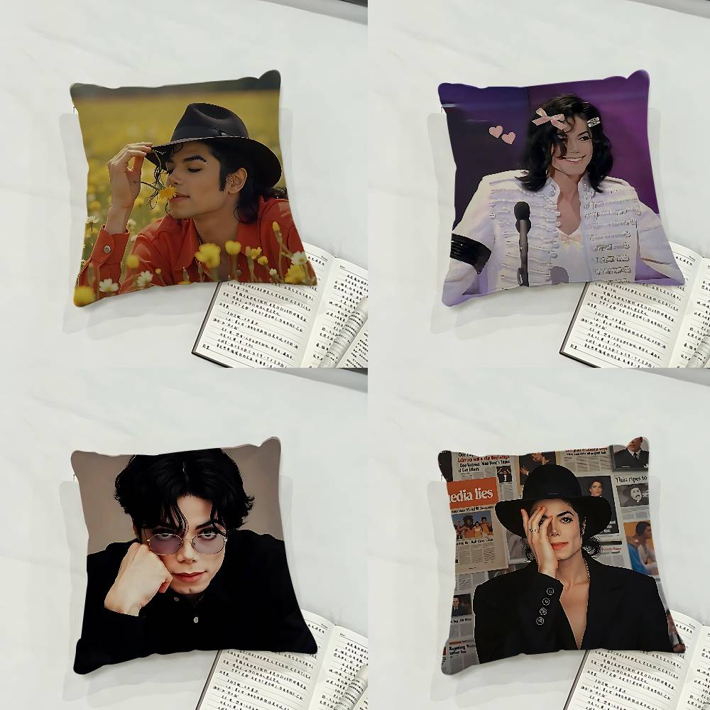 Singer MMichaels JJoseph Jackson Case Plush Fabric Soft Pillowcase Double Sided Print Cushion Cover Household Gifts