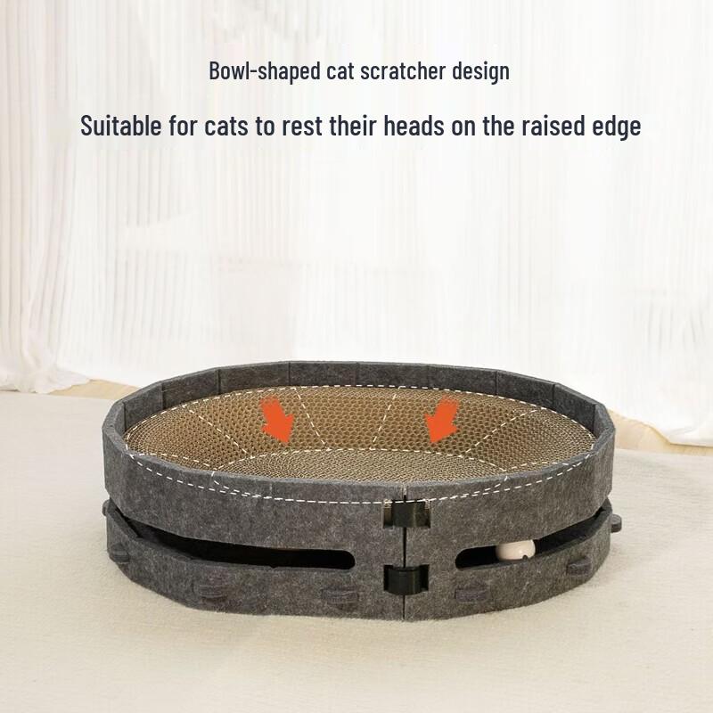 Yun Xiao Shi Round Cat Scratching Bowl & Lounge