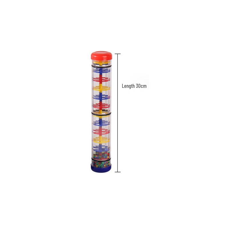 Plastic Rainstick Instrument for Parent-Child Interaction and Stage Performance Accompaniment.
