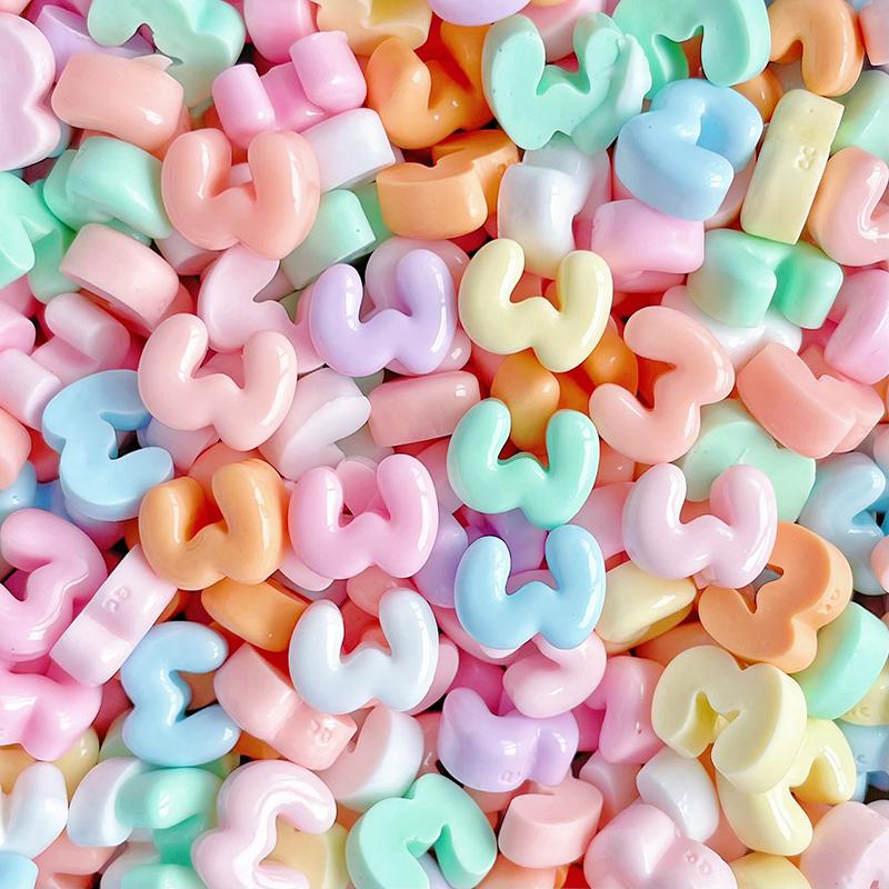 

20 шт. Мини-буквы Смешанные смоляные аксессуары Abcd Английская буква Наклейки Сделай сам Крем-клей Чехол для телефона Заколка для волос Декоративные принадлежности