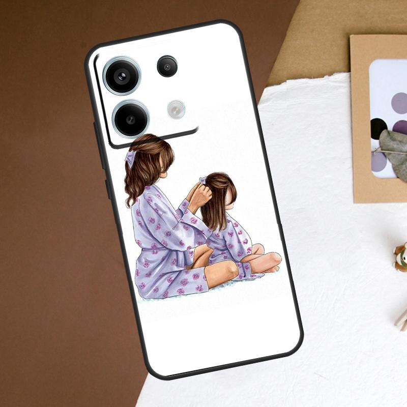 Mutter und Tochter Hülle Für Redmi Note 13 Pro Plus 9 10 11 12 Pro 9S 10S 11S 12S Hülle Für Redmi 12 C 10C 13C