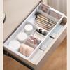 Space Saving Plastic Multi Compartment Organiser Drawer Box For Stationery Electronics Storage Smooth Sliding Drawers
