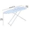 Ironing Board, Full-Size Foldable Ironing Board, Foldable Household Ironing Board, Extended Ironing Board Outside with Heat-Resistant Cover, 42 Inch