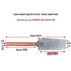 Double-Sided Brick Knife - Manganese Steel Trowel for Plastering, Cutting Bricks, and Wall Laying