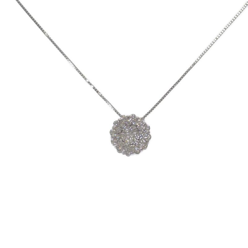 no brand  Necklace K18 white gold Women