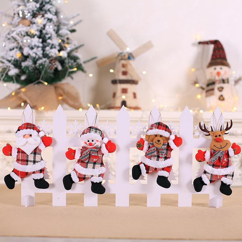 Christmas Combination Set Doll Pendant Faceless Doll Pendant Angel Pendant Christmas Decorations