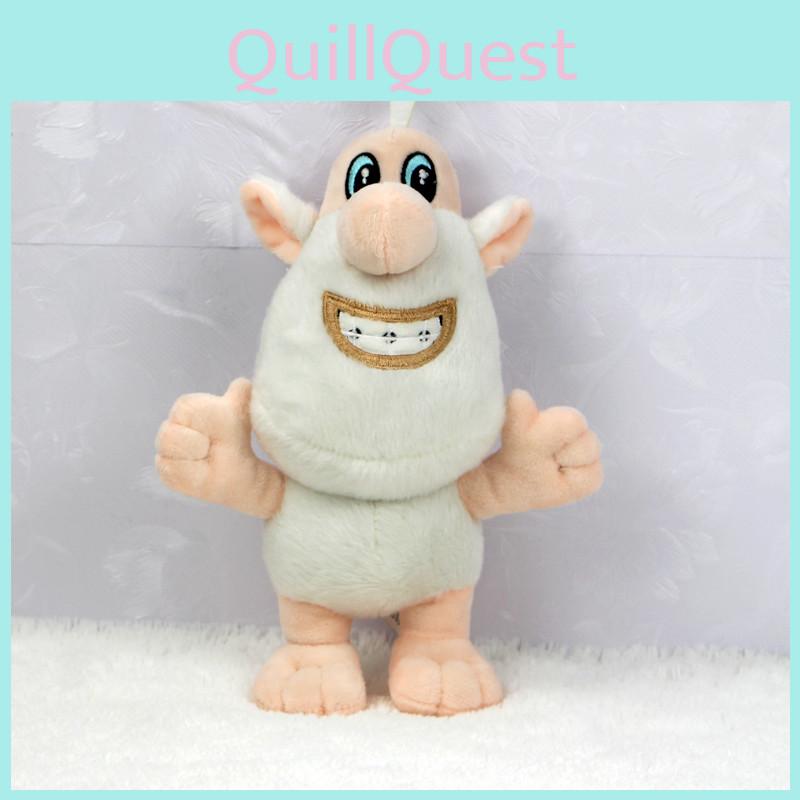 Adorable Anime Cartoon Small White Pig Brownie Buba Booba Plush Stuffed Toy For Kids