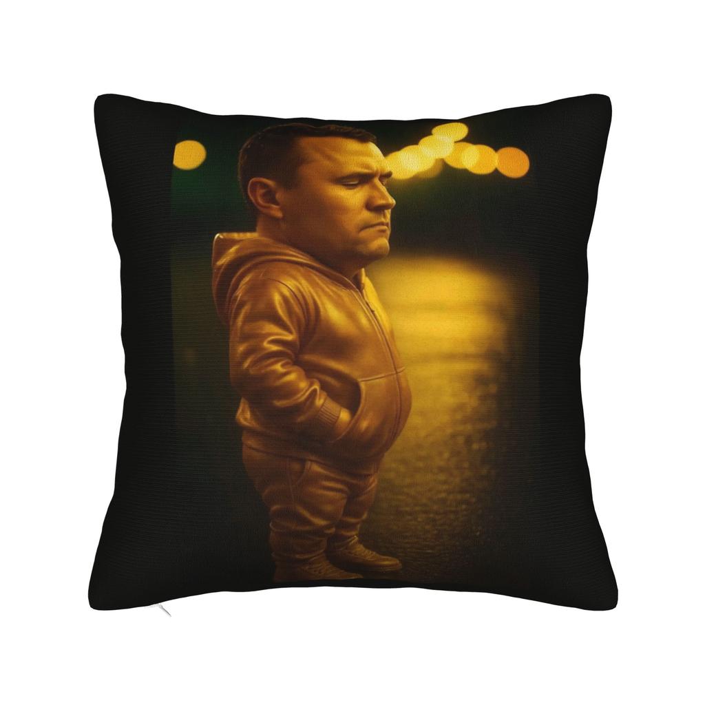 Charlie Kirk Meme Square Pillowcases Polyester Bed Car Cushion Cover Creative Decorative Throw Pillow Case 45*45