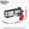 MOOXI Movie Game Scene Spaceship Gun Vehicle Model MOC Brick DIY Assembled Building Blocks Collection Toy Children Birthday Gift