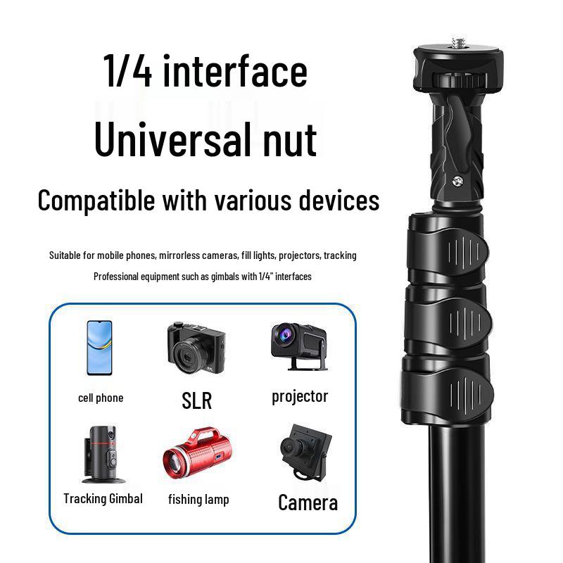 Floor-Standing Mobile Phone Tripod for Live Streaming & Photography Selfies