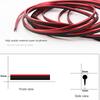 5M Car Moulding Decoration Flexible Strips Interior Auto Car Cover Trim Dashboard Door Edgein Car-styling Universal