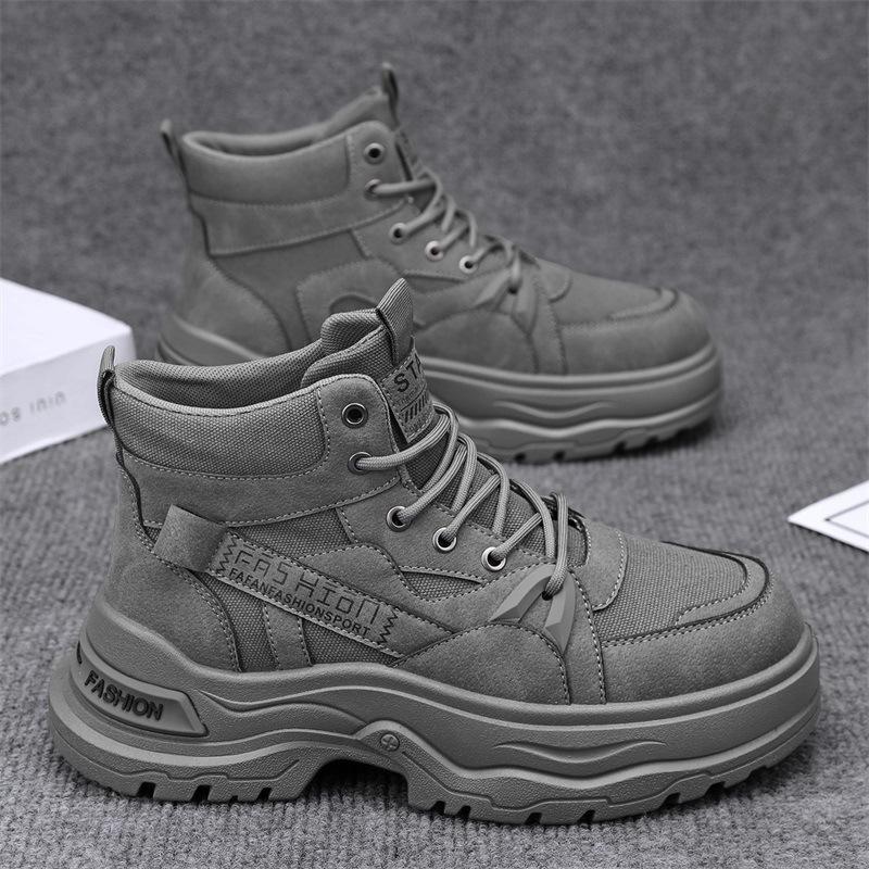Autumn new new waterproof outdoor shoes high-top casual shoes