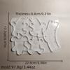 Easy Release Silicone Mold for Holiday Decoration Projects Christmas Tree Pendant Ornament Mould Jewelry Making Tools
