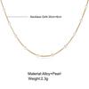 Pearl Clavicle Chain Necklace Beads Choker Neck Chain Goth Chocker Jewelry On The Neck Pendant Collar Women