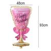 Champagne Bottle Glass Foil Balloons Happy Birthday Wedding Party Decor Gift
