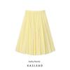 Kaslead New Women Clothes Western Style Fashion Simple and Versatile Wide Swing Midi Dress 4786249