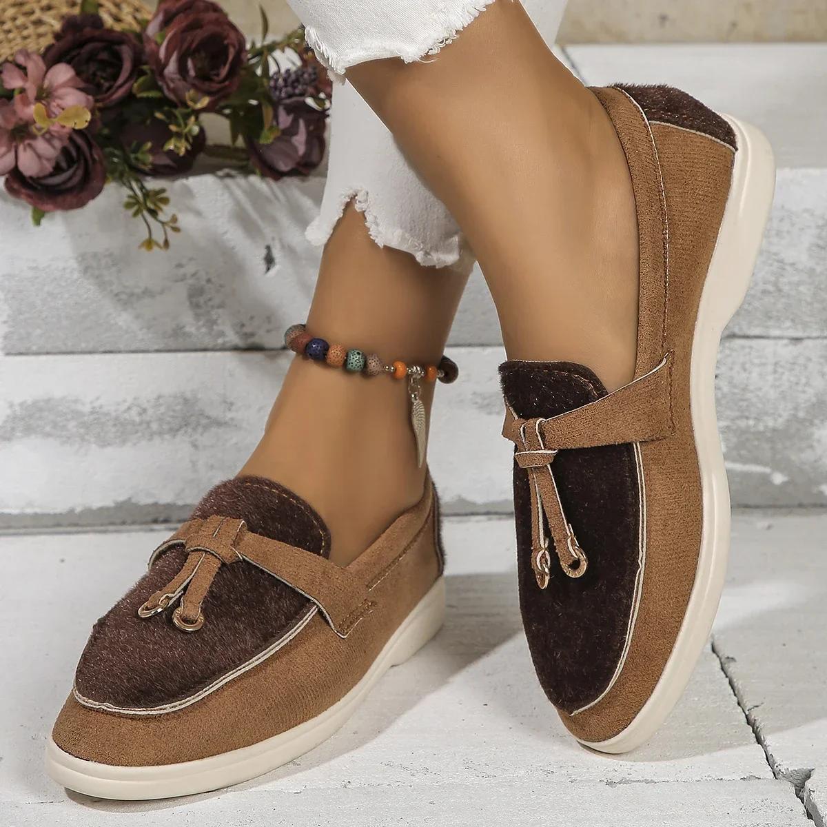 Новые женские повседневные туфли на плоской подошве — фото 3