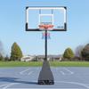 Tragbarer Basketballständer, Höhenverstellung von 2,3 bis 3,05 m Basketballkorb & Korb, Basketballkorb Outdoor mit 1371,6 mm PC-Rückwand für Kinder, Erwachsene
