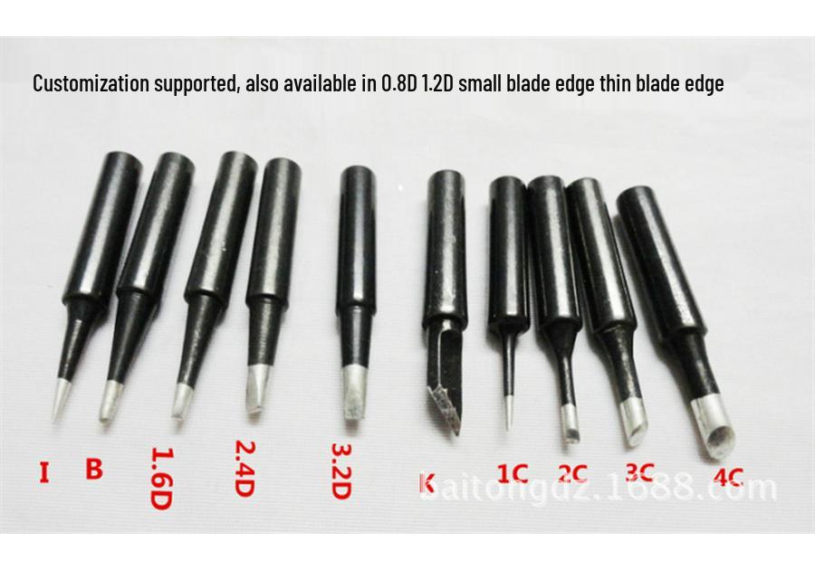 Constant Temperature Horseshoe Flat and Round Soldering Tips for 936/969 Stations