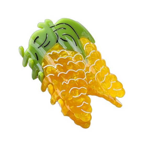 Hair Claw Corn Pepper Design Back Head Shark Clip Easy Hold No Slip Updo Hair Styling Tool Hair Accessory