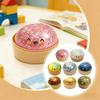 Divertenti Squishy Colorati a Forma di Raviolo con Cestello per Cottura al Vapore Ornamento per Alleviare lo Stress Giocattolo Spremibile a Lento Rimbalzo Sfera Antistress Fidget per ADHD Autismo