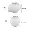 Silicone Candle Holder Moulds Eggs Shaped Silicone Clay Mould Crafts Moulds Silicone Material for DIY Hand-Making Lover