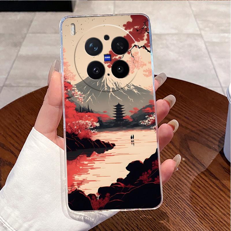 Green Fluffy Cartoon Rabbit Pattern Phone Case For Vivo X300 Pro Transparent TPU Soft Cover Shockproof Couple Protective Shell