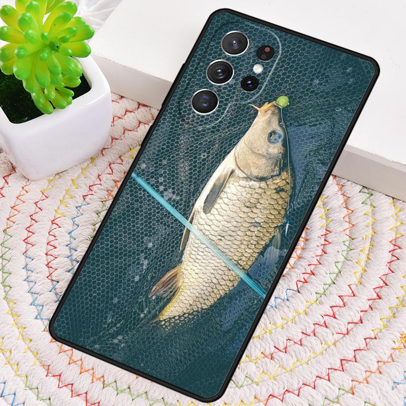 Fish Fishing Carp Phone Case for Samsung Galaxy Note 10 Pro S26 Ultra S23 S24 FE S25 S21 S22 PLUS Shockproof Cove