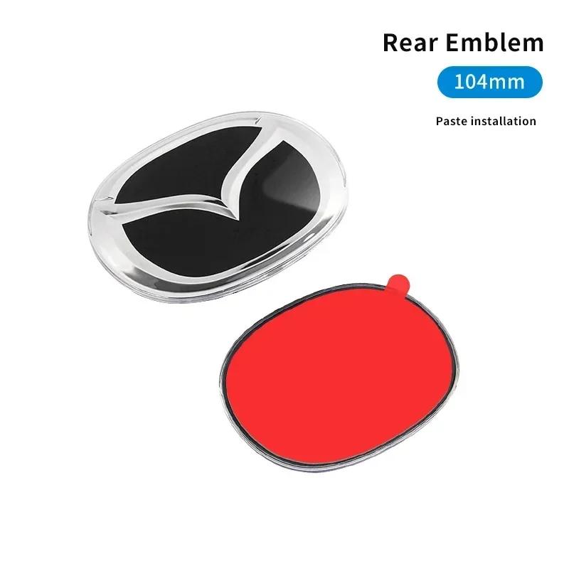Přední mřížka kapoty auta Zadní logo znaku kufru Samolepka Decal Pro Mazda 2 3 6 CX5 CX3 CX6 RX7 MX5 CX9 CX7 Dekorace