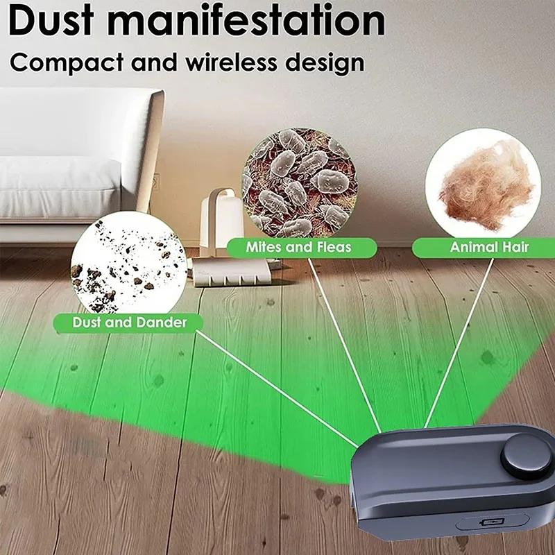 Lumini laser pentru aspirator Afișaj pentru praf Lampă LED Praf vizibil sub lumină Piese universale pentru aspirator