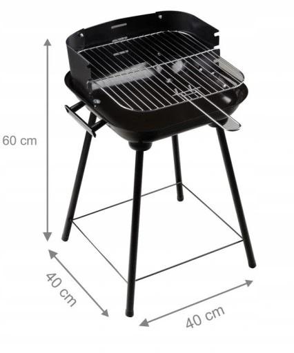 Grill Ogrodowy Węglowy Na Brykiet Regulowany Ruszt Piknikowy