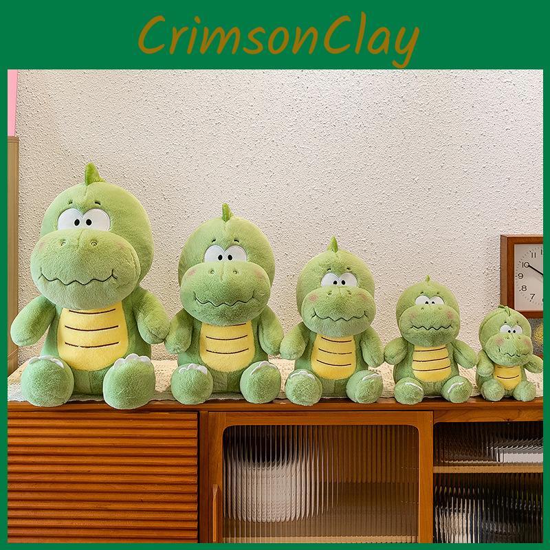 Dinosaur Cartoon Green Plush Doll Childrens Birthday Gift Toy Room Decoration