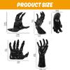 Set of 3 Horror Skeleton Hand Shaped Holders Indoor and Outdoor Wall Decoration Festival Home Embellishments