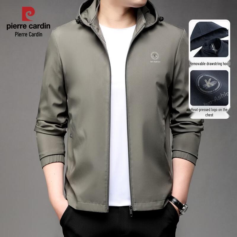Pierre Cardin Men s Detachable Hood Casual Jacket 190