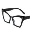 Big Cat Eye Computer Glasses Frame Women Men Anti Blue Light Square Eyewear Blocking Glasses Optical Spectacle Eyeglasses