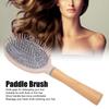 Wooden Paddle Brush Detangling Massage Scalp Brush for Thick Curly Thin Long Short Wet Dry Hair