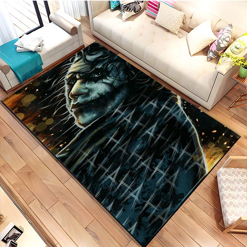 Horror Joker Printed Floor Mat Carpet 15 Sizes Living Room Bedroom Bedside Window Sill Bathroom Floor Mat Home Decoration Home