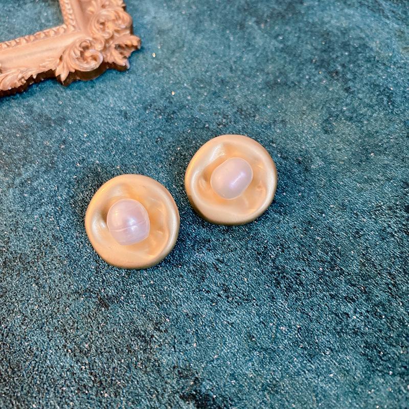 Drop Earrings Set Big Circle Piercings Earrings Jewelry for Women Imitation Pearl Hoop Cute Ear Buckle