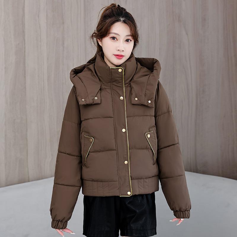 Women’s Short Hooded Windproof Thicken Warm Winter Jacket