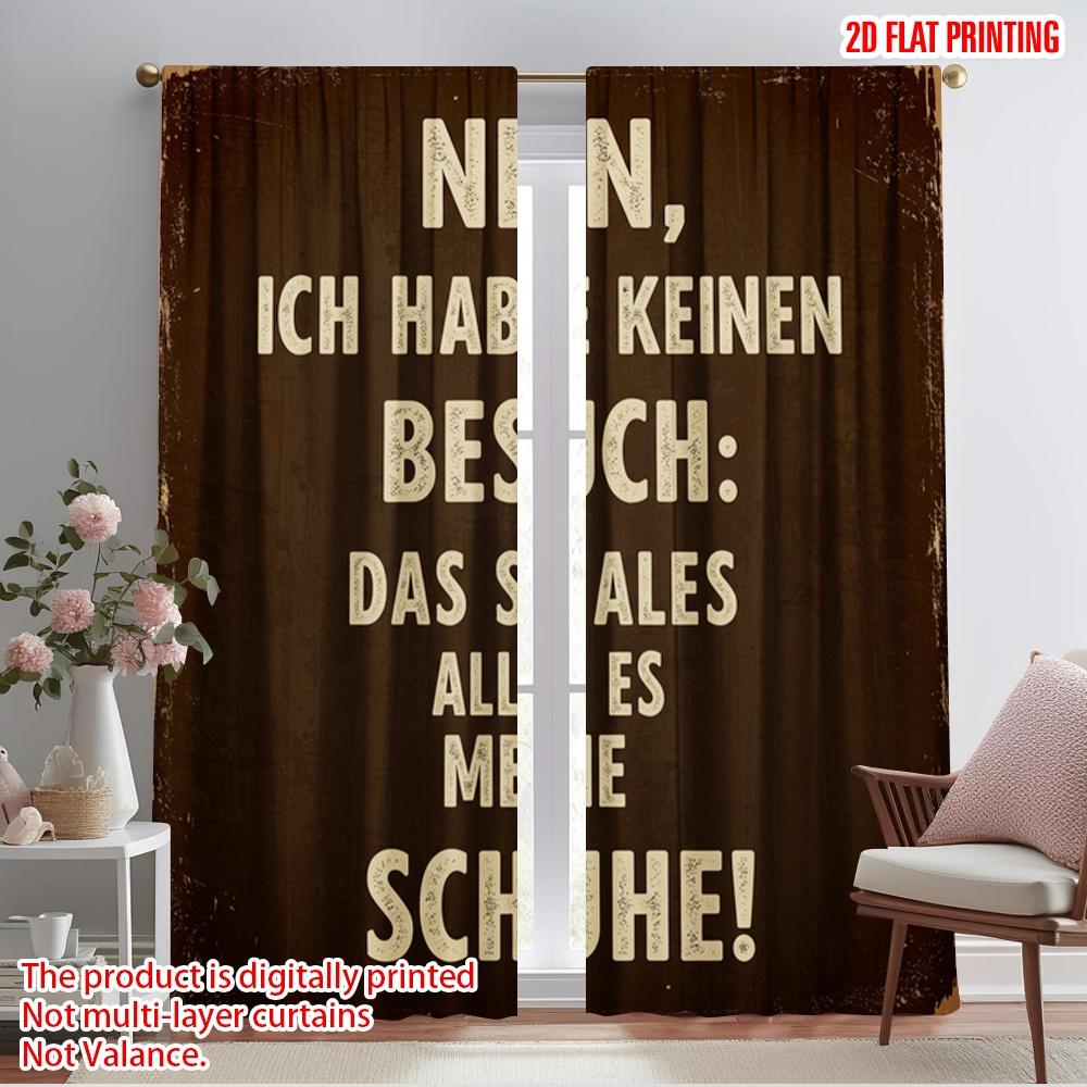 

2 шт. 2D плоская печать Оконные шторы Нет У меня нет посетителей Полиэстер Без электричества Всесезонный Декор для вечеринок и праздников Использовать для 52.50×116.00 CM 2pcs