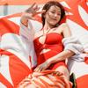 Retro Red 2025 Backless Hollow-Out Triangle One-Piece Swimsuit