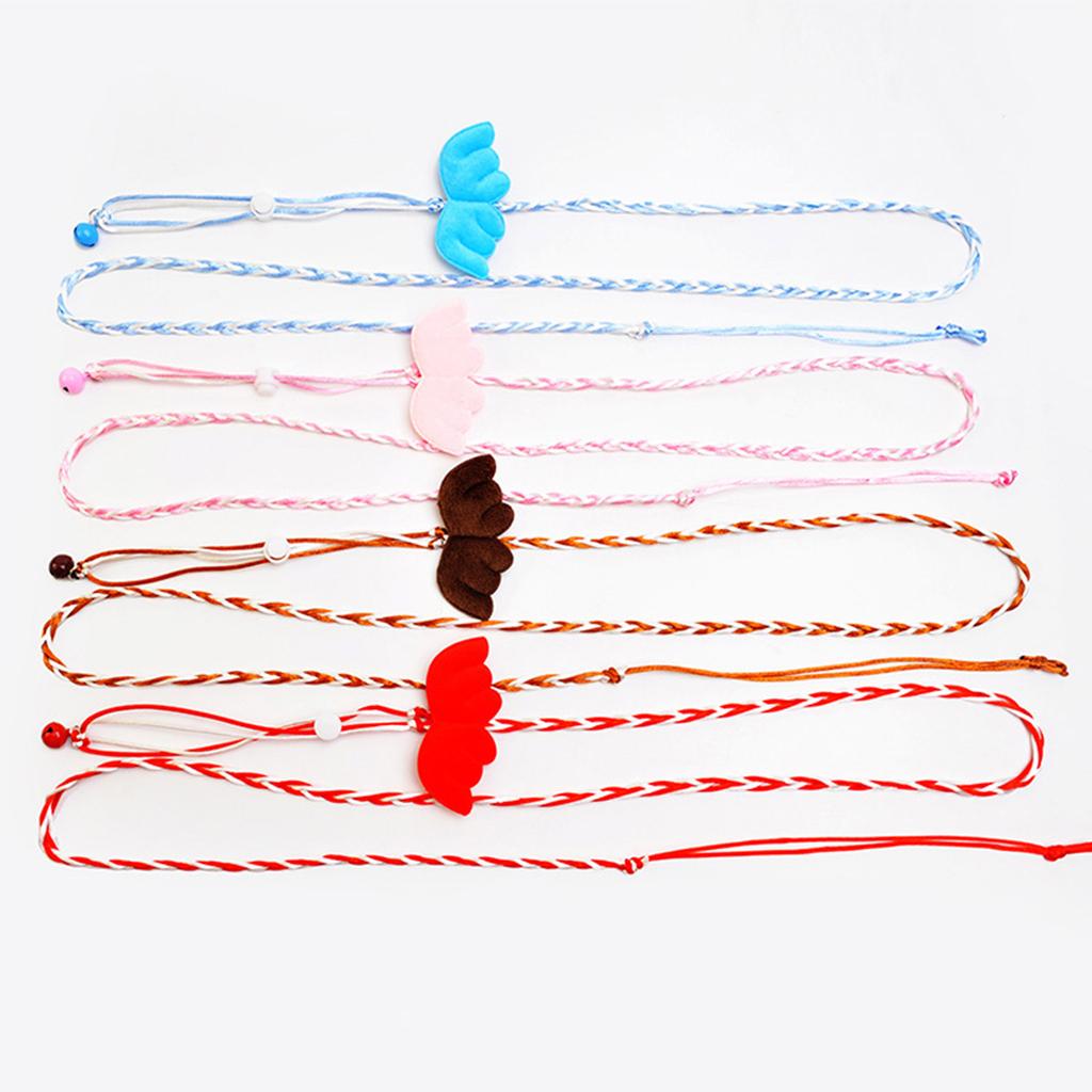 Hamster Harness Leash Set Adjust Size Hamster Plush Wing Traction Rope Reliability Hamster Harness with Plush Wing