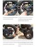 Thickened Rear Mudguard with Reflector for Jinpeng Benelli TRK502X Motorcycle