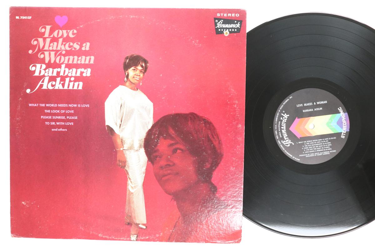 LP Record BARBARA ACKLIN Love Makes A Woman BL754137 BRUNSWICK 1968 US SoulFunk Used