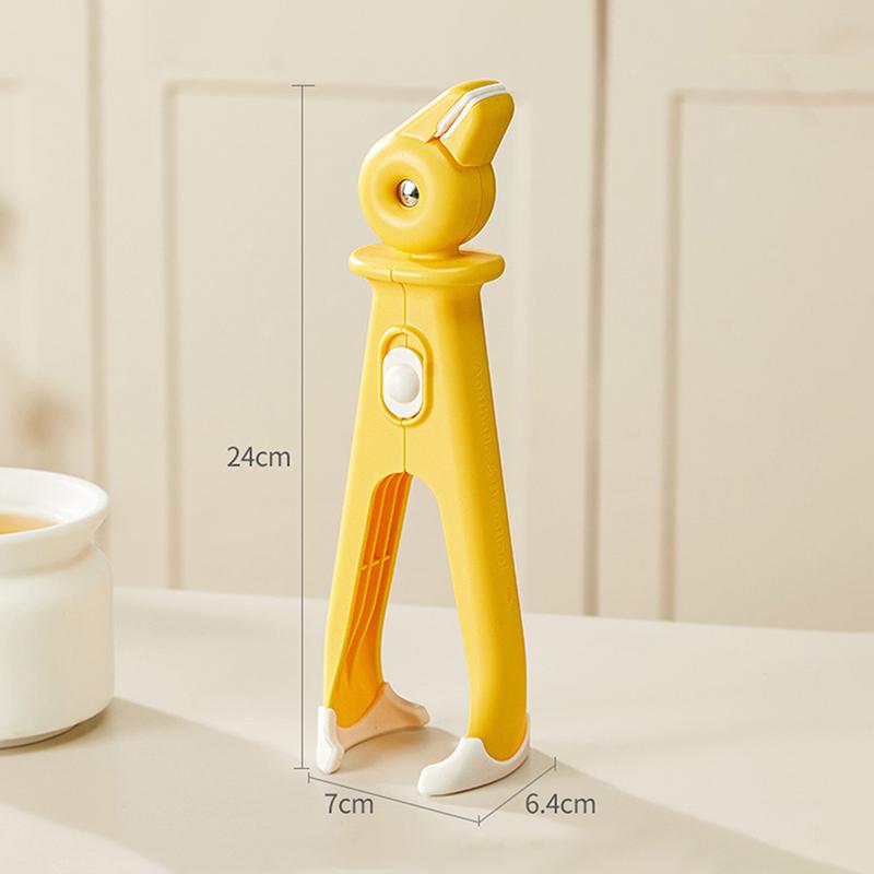 1Pcs 2in1 Anti-scald Clip Anti-scald Design Ergonomic Handle Pot Holder Clip Thickened Heat Resistant Clip Outdoor Tableware