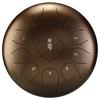 12 Inch 11-Tone Steel Tongue Drum Mini Hand Pan Drums with Drumsticks Percussion Musical Instruments
